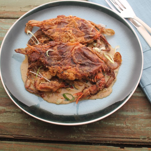 Soft Shell Crabs With Almonds And Brown Butter